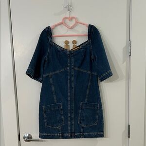 STINE GOYA Yvonne Denim Minidress, S